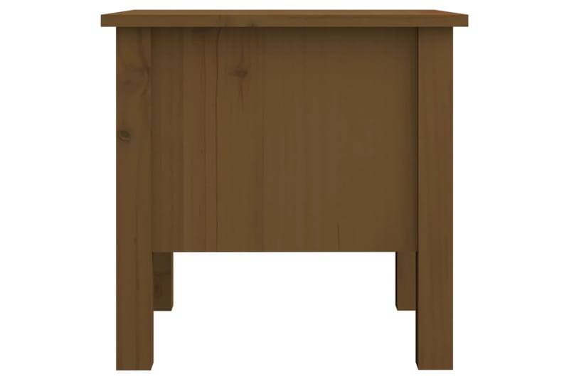 beBasic Sivupöydät 2 kpl hunajanruskea 40x40x39 cm täysi mänty - Ruskea - Säilytys - Säilytyskalusteet - Senkki