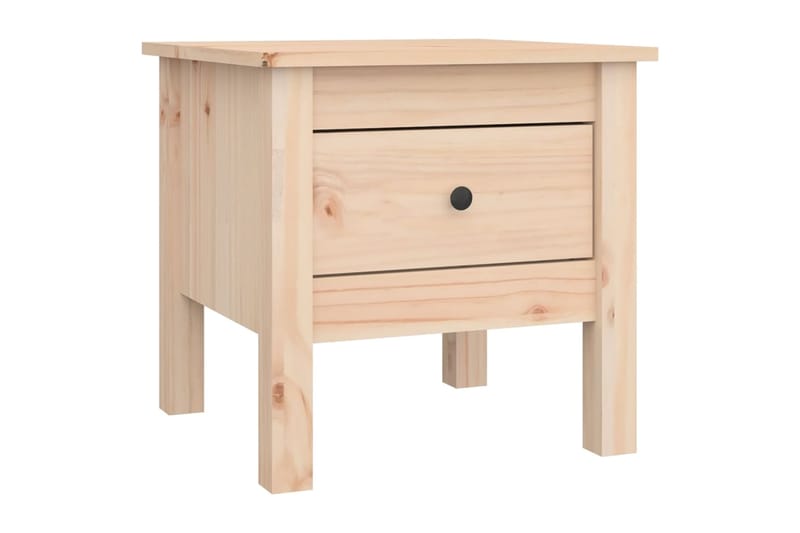 beBasic Sivupöytä 40x40x39 cm täysi mänty - Ruskea - Säilytys - Säilytyskalusteet - Senkki