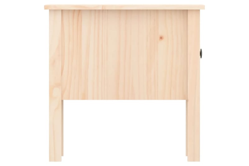 beBasic Sivupöytä 50x50x49 cm täysi mänty - Ruskea - Säilytys - Säilytyskalusteet - Senkki