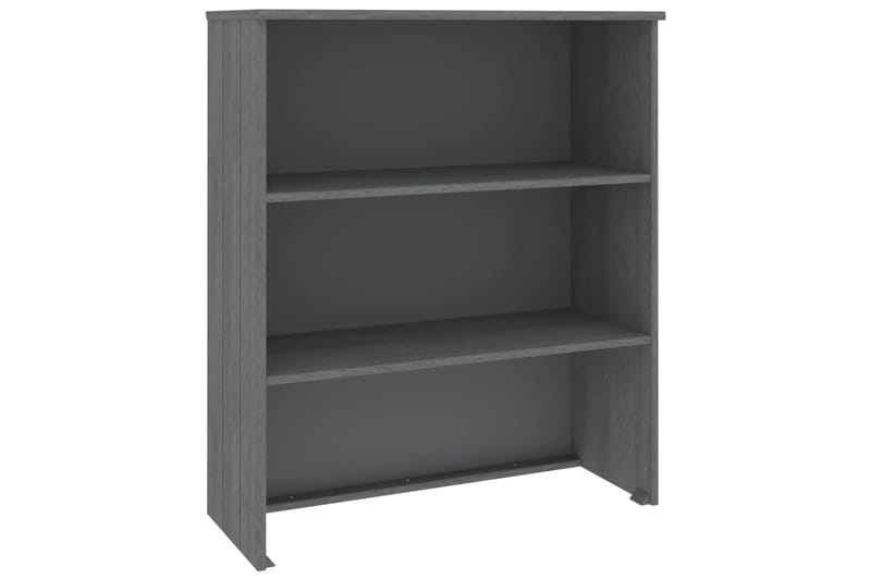 beBasic Ylähyllykkö senkille tummanharmaa 85x35x100 cm täysi mänty - Harmaa - Säilytys - Säilytyskalusteet - Lipasto