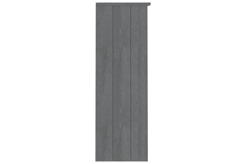 beBasic Ylähyllykkö senkille tummanharmaa 85x35x100 cm täysi mänty - Harmaa - Säilytys - Säilytyskalusteet - Lipasto