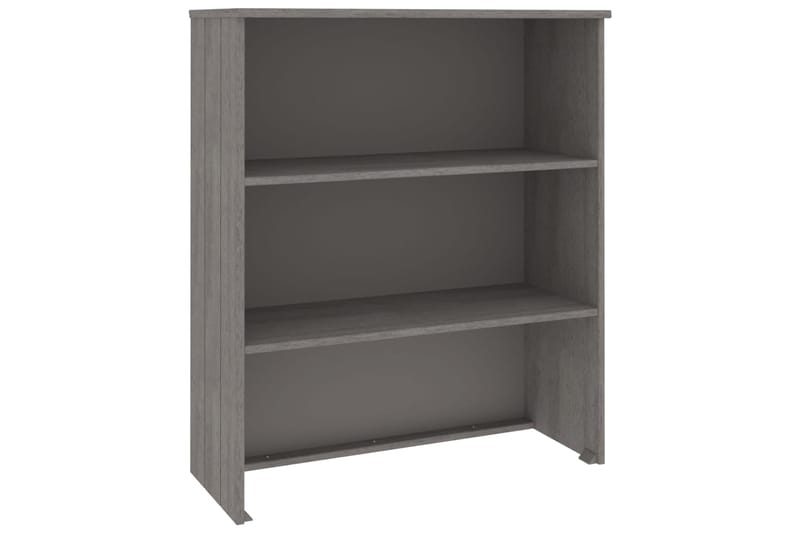 beBasic Ylähyllykkö senkille vaaleanharmaa 85x35x100 cm täysi mänty - Harmaa - Säilytys - Säilytyskalusteet - Lipasto