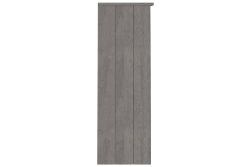 beBasic Ylähyllykkö senkille vaaleanharmaa 85x35x100 cm täysi mänty - Harmaa - Säilytys - Säilytyskalusteet - Lipasto