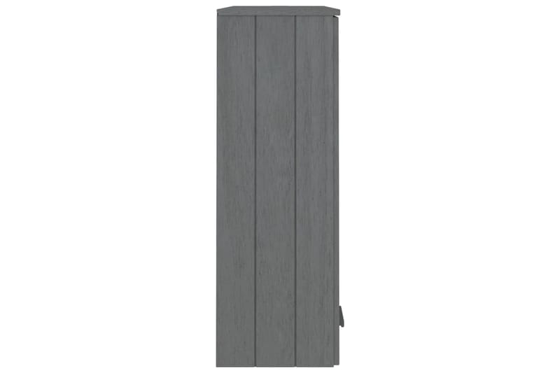 beBasic Yläkaappi senkille tummanharmaa 85x35x100 cm täysi mänty - Harmaa - Säilytys - Säilytyskalusteet - Lipasto