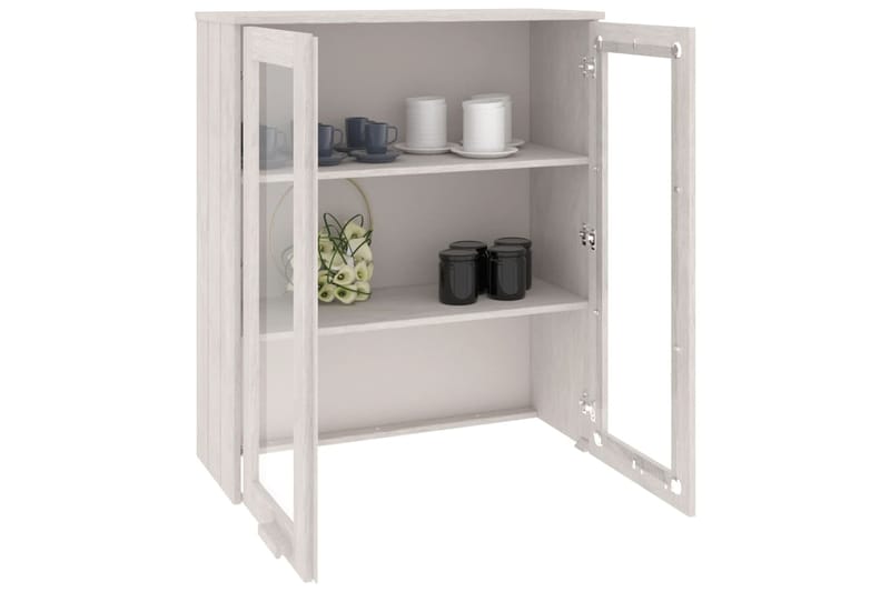 beBasic Yläkaappi senkille valkoinen 85x35x100 cm täysi mänty - Valkoinen - Säilytys - Säilytyskalusteet - Lipasto