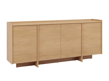 Bellia Senkki 200x38 cm - Ruskea/Valkoinen - Säilytys - Säilytyskalusteet - Senkki
