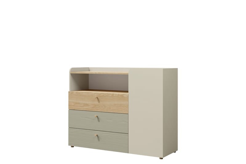 Buhan Lipasto 120 cm - Beige / Ruskea - Säilytys - Säilytyskalusteet - Lipasto
