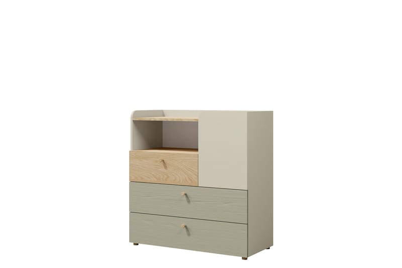 Buhan Lipasto 90 cm - Beige / Ruskea - Säilytys - Säilytyskalusteet - Lipasto