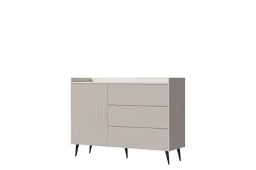 Chiku Lipasto 126 cm - Beige - Säilytys - Säilytyskalusteet - Lipasto