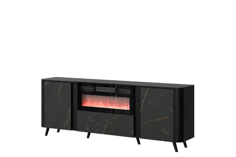 Clement Lipasto 200 cm Musta, Musta