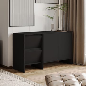 Crala konsolipöytä 130x81,8x44 cm - Musta - S äilytys - Säilytyskalusteet - Senkki