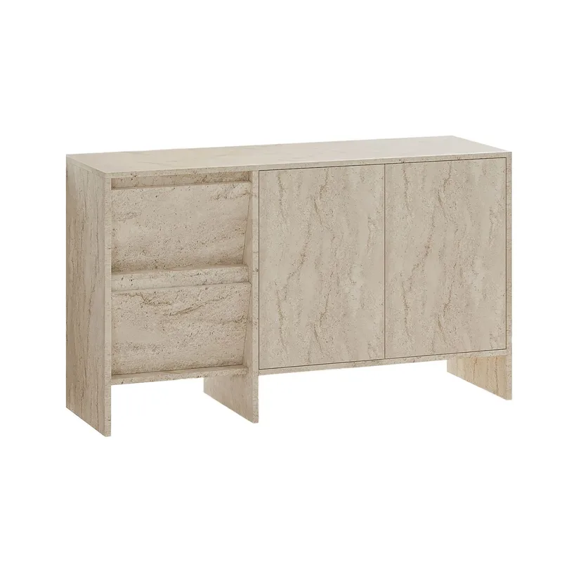 Crala konsolipöytä 130x81,8x44 cm, Travertiini