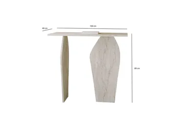 Decorotika Lipasto 100 cm - Travertiini - Huonekalut - Pöytä & ruokailuryhmä - Apupöytä & sivupöytä - Eteispöytä