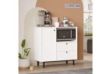 Donae Lipasto 88 cm - Valkoinen - Säilytys - Kaappi - Säilytyskaappi