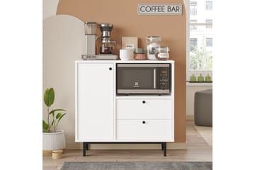 Donae Lipasto 88 cm - Valkoinen - Säilytys - Kaappi - Säilytyskaappi