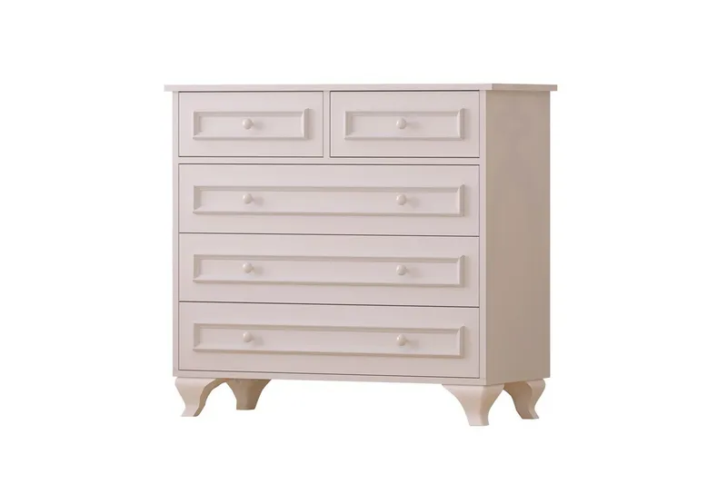 Dorian Kulmalipasto 90 cm - Matta Valkoinen - Säilytys - Säilytyskalusteet - Lipasto