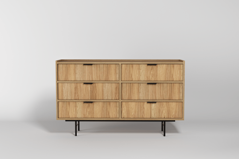 Dravo Lipasto 150 cm - Luonnonhikkori - Säilytys - Säilytyskalusteet - Lipasto