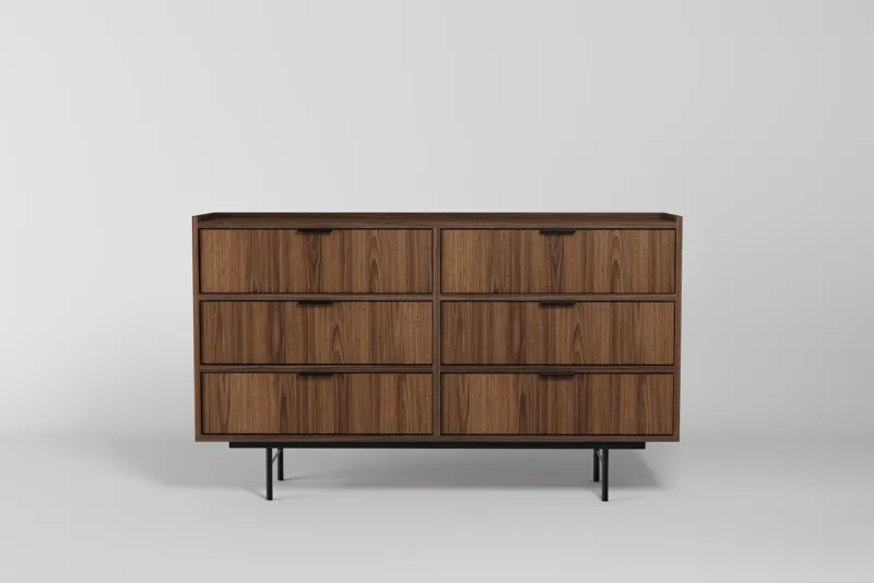 Dravo Lipasto 150 cm - Warmia-pähkinä - Säilytys - Säilytyskalusteet - Lipasto