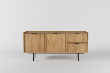 Dravo Senkki 68x150 cm - Luonnonhikkori - Säilytys - Säilytyskalusteet - Senkki