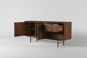 Dravo Senkki 68x150 cm - Warmia-pähkinä - Säilytys - Säilytyskalusteet - Senkki