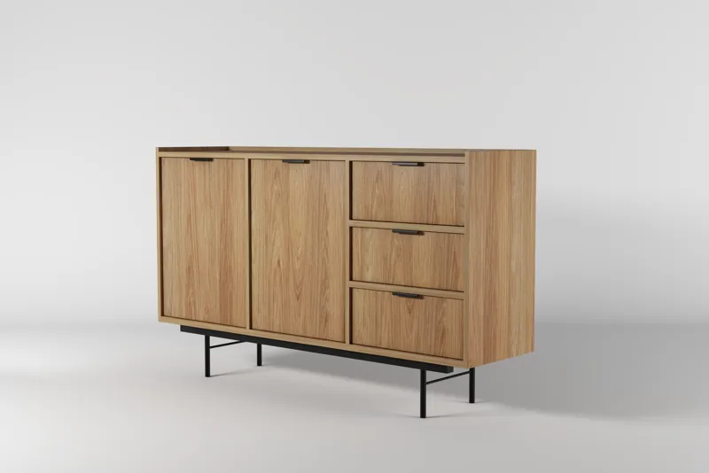 Dravo Senkki 90x150 cm, Luonnonhikkori