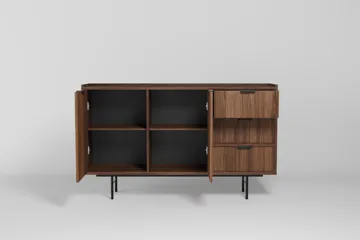 Dravo Senkki 90x150 cm - Warmia-pähkinä - Säilytys - Säilytyskalusteet - Senkki