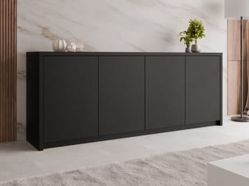 Driva Senkki 198 cm - Musta - Säilytys - Säilytyskalusteet - Senkki