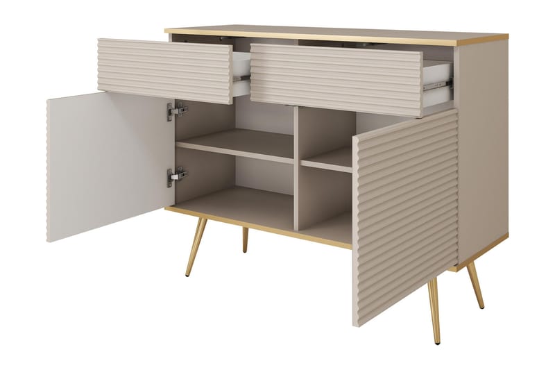 Edson Lipasto 107 cm - Beige - Säilytys - Säilytyskalusteet - Lipasto