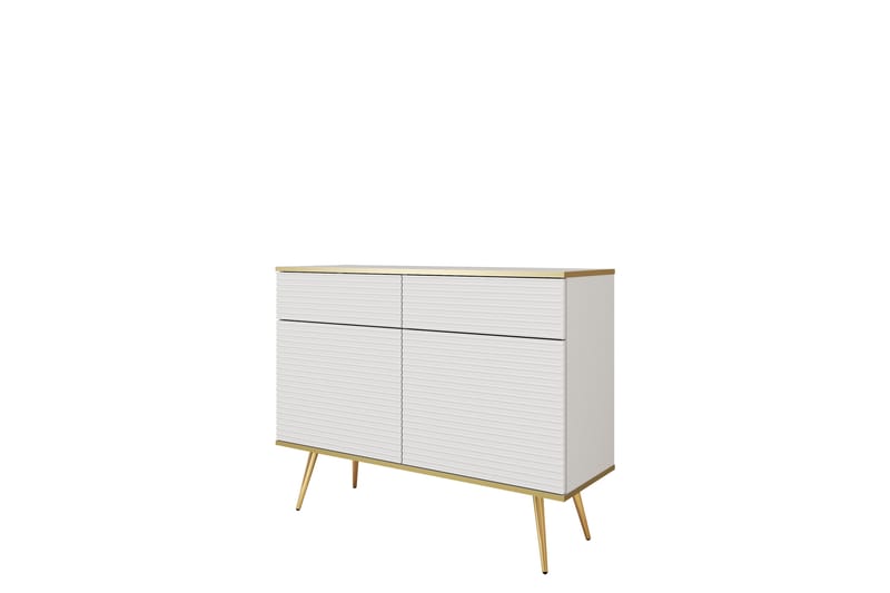 Edson Lipasto 107 cm - Valkoinen - Säilytys - Säilytyskalusteet - Lipasto