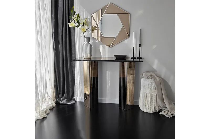 Ezlyn Lipasto 105 cm - Pronssi - Huonekalut - Pöytä & ruokailuryhmä - Apupöytä & sivupöytä - Eteispöytä