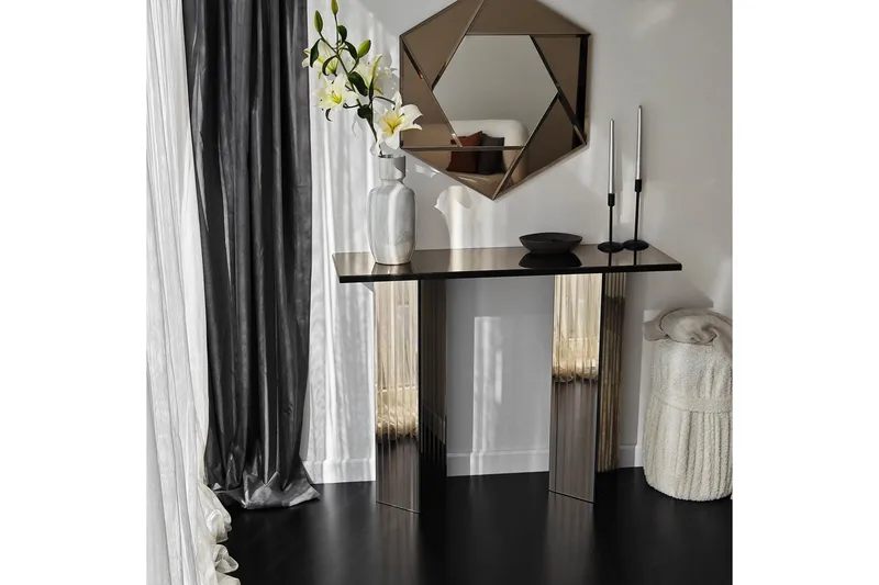 Ezlyn Lipasto 105 cm - Pronssi - Huonekalut - Pöytä & ruokailuryhmä - Apupöytä & sivupöytä - Eteispöytä