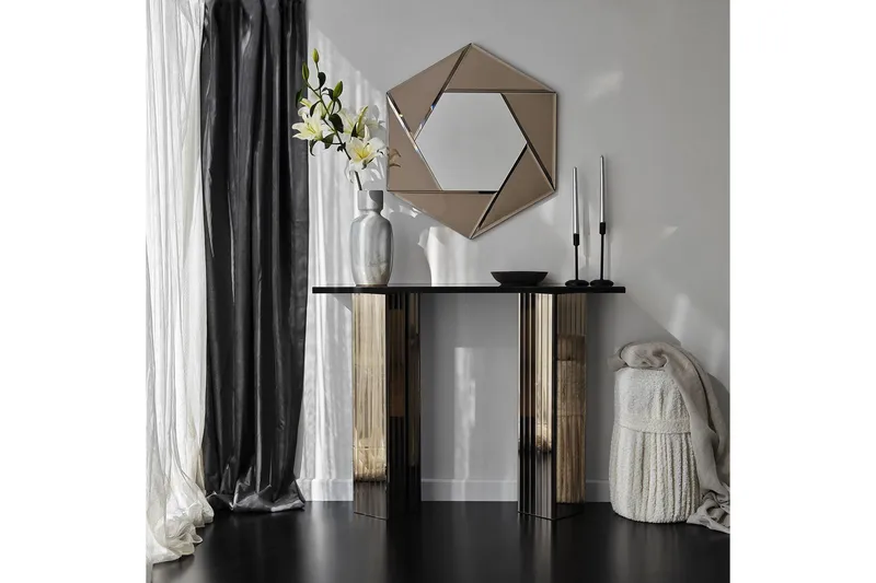 Ezlyn Lipasto 105 cm - Pronssi - Huonekalut - Pöytä & ruokailuryhmä - Apupöytä & sivupöytä - Eteispöytä