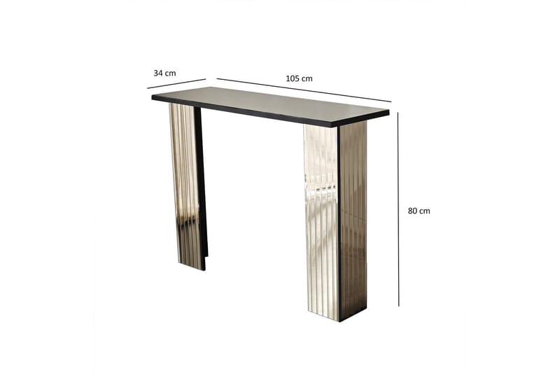 Ezlyn Lipasto 105 cm - Pronssi - Huonekalut - Pöytä & ruokailuryhmä - Apupöytä & sivupöytä - Eteispöytä