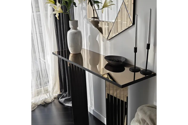 Ezlyn Lipasto 105 cm - Pronssi - Huonekalut - Pöytä & ruokailuryhmä - Apupöytä & sivupöytä - Eteispöytä