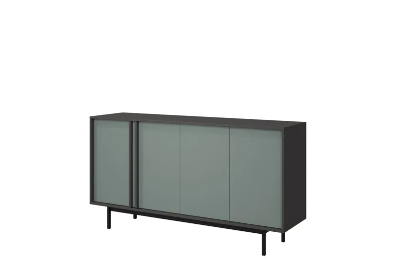 Farshian Senkki 163x43 cm - Harmaa/Vihreä - Säilytys - Säilytyskalusteet - Senkki