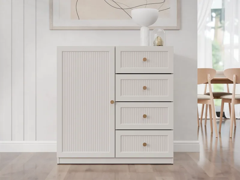 Fayric Lipasto 90 cm - Beige - Säilytys - Säilytyskalusteet - Lipasto