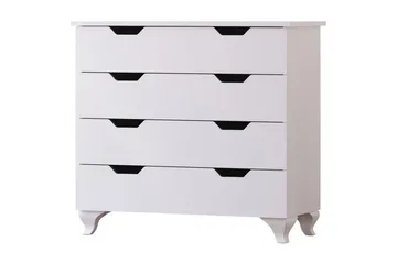 Feylor Kulmalipasto 86 cm - Matta Valkoinen - Säilytys - Säilytyskalusteet - Lipasto