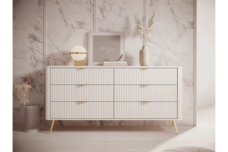 Forba Komero 164 cm - Beige - Säilytys - Säilytyskalusteet - Lipasto