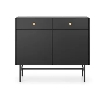 Francisca Lipasto 104 cm - Musta - Säilytys - Säilytyskalusteet - Lipasto