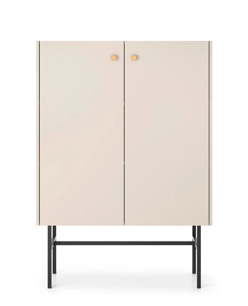 Francisca Lipasto 93 cm - Cashmere - Säilytys - Säilytyskalusteet - Lipasto