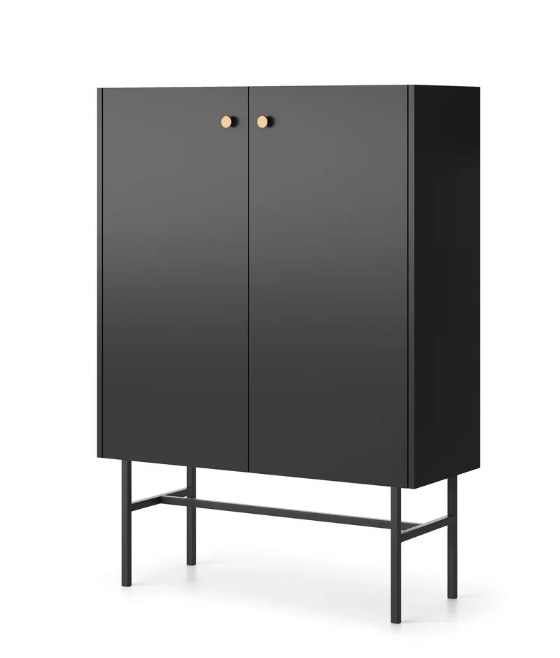 Francisca Lipasto 93 cm, Musta