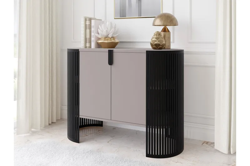 Friend Senkki 120x40 cm - Musta/Beige - Säilytys - Säilytyskalusteet - Senkki