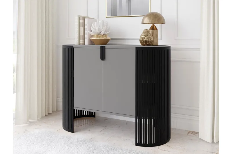 Friend Senkki 120x40 cm - Musta/Harmaa - Säilytys - Säilytyskalusteet - Senkki