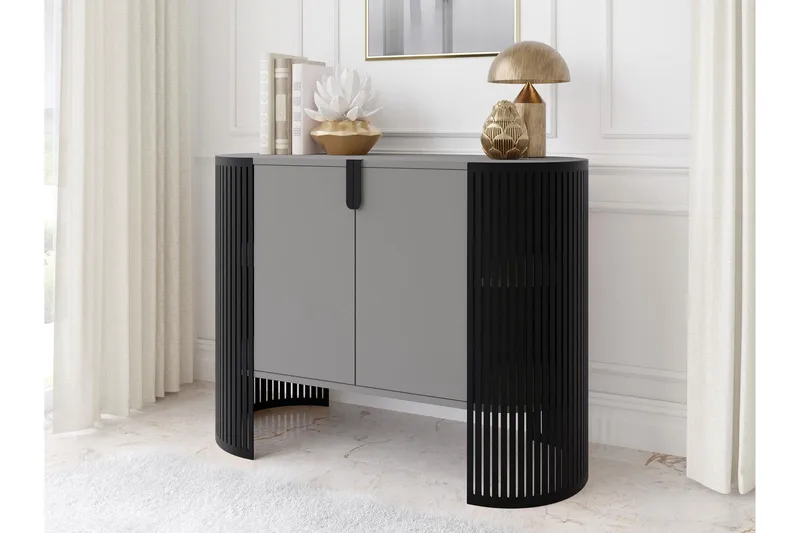 Friend Senkki 120x40 cm - Musta/Harmaa - Säilytys - Säilytyskalusteet - Senkki