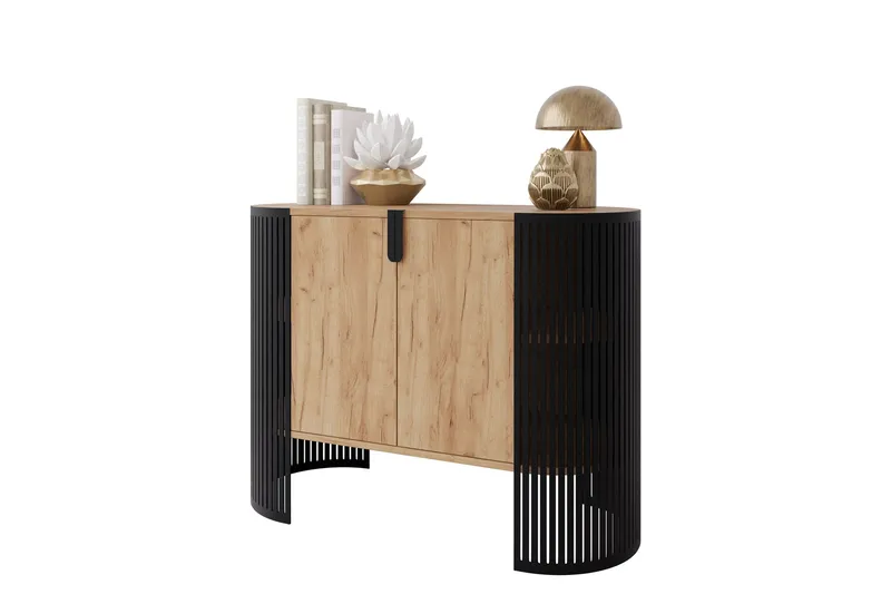 Friend Senkki 120x40 cm - Musta/Ruskea - Säilytys - Säilytyskalusteet - Senkki