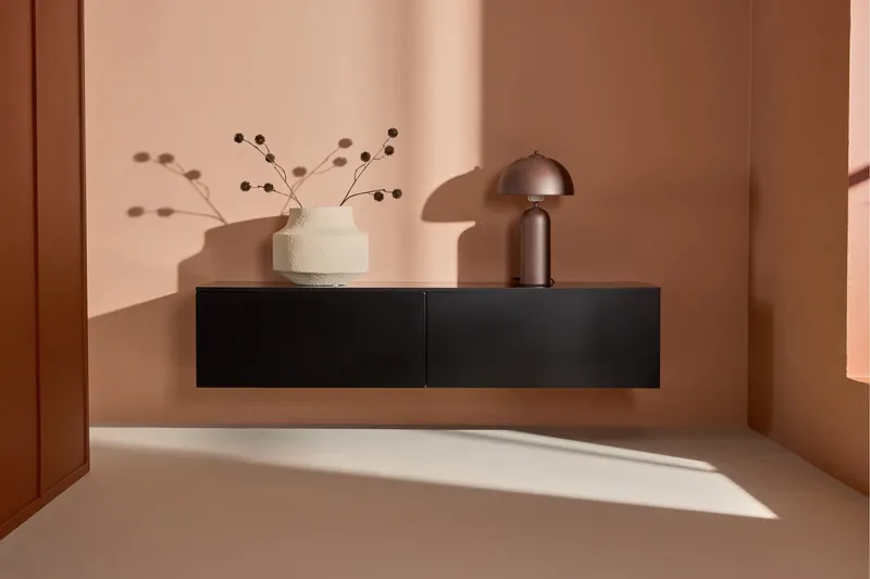 Frihamn Lipasto 160 cm - Musta - Säilytys - Säilytyskalusteet - Lipasto