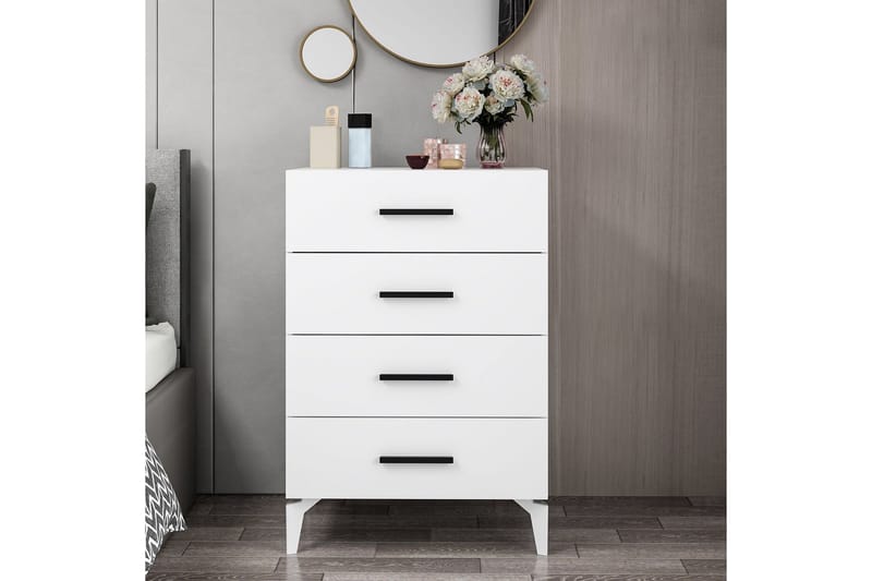 Fruitland Lipasto 72 cm - Valkoinen - Säilytys - Säilytyskalusteet - Lipasto