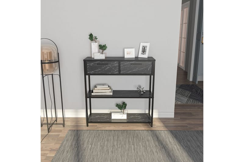 Fynlor Lipasto 90 cm - Musta/Valkoinen - Säilytys - Säilytyskalusteet - Lipasto