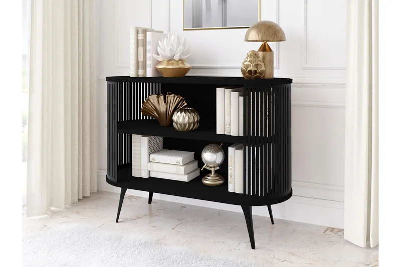 Galia Senkki 120x40 cm - Musta - Säilytys - Säilytyskalusteet - Senkki