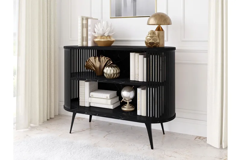 Galia Senkki 120x40 cm - Musta - Säilytys - Säilytyskalusteet - Senkki